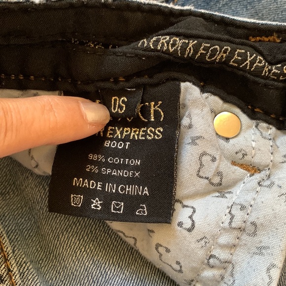 Express Rerock Boot Cut Jeans - Picture 13 of 15